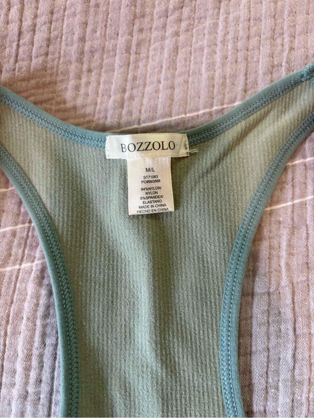 2 Bozzolo Ribbed Tank Tops - Picture 4 of 5
